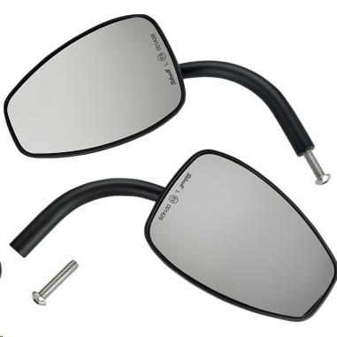 Teardrop Perch Mount Utility Mirror - Black