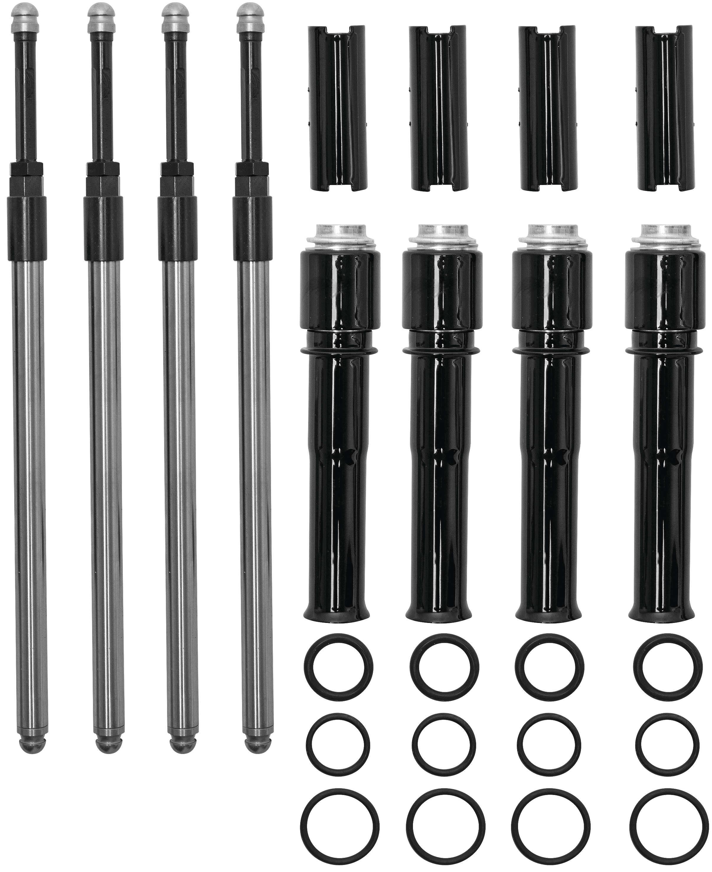 Quickee Pushrod and Cover Kit - Black