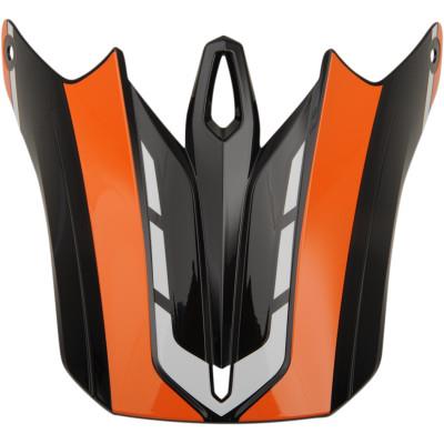 Visor for F.I Helmets - Frank, Black/Orange/White