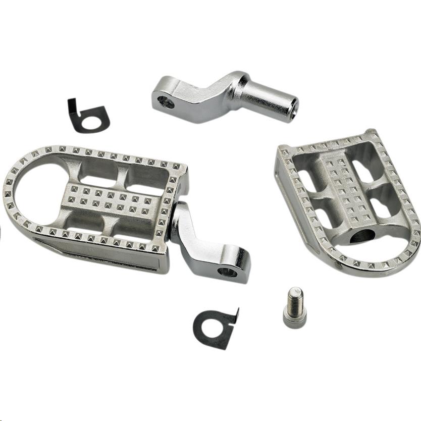 Mushman Footpegs - Raw Polished