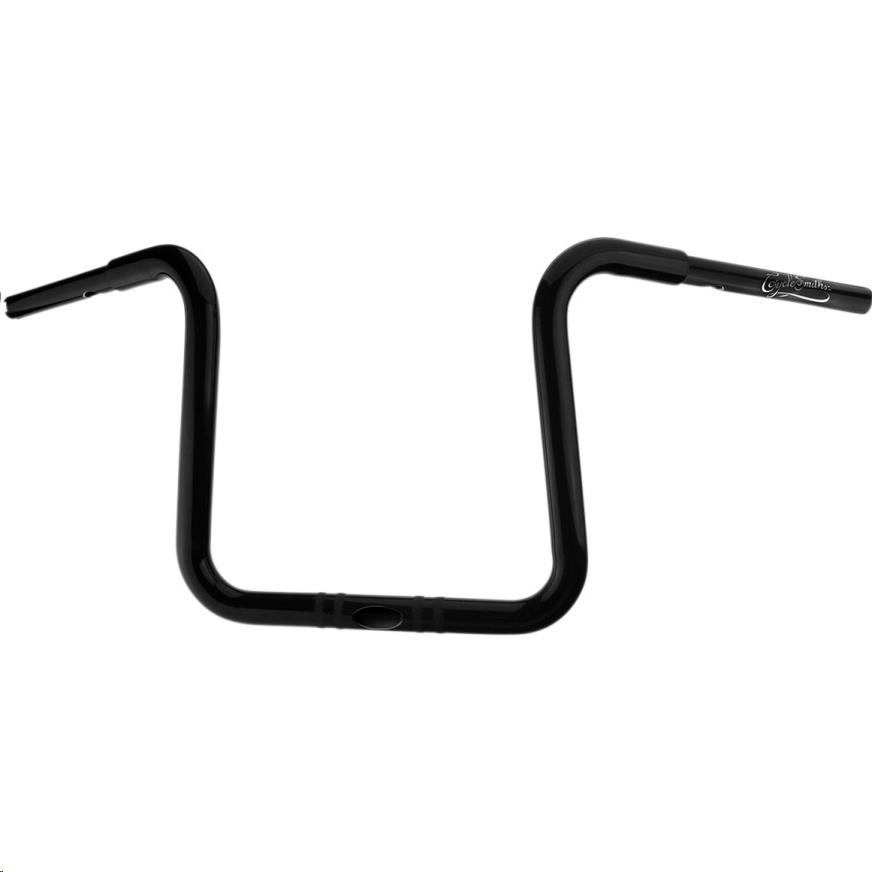 1-1/4in. California Lane-Splitter Ape Handlebar for 1-1/4in. Clamp Area - 12in. Rise - Gloss Black