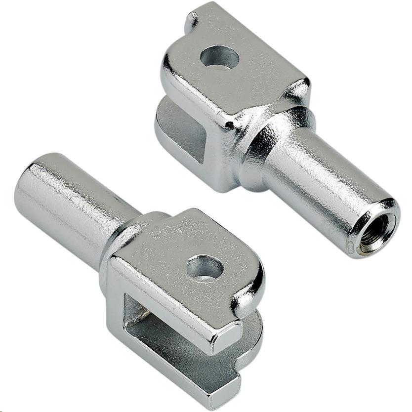 Norman Footpeg Clevises - Chrome
