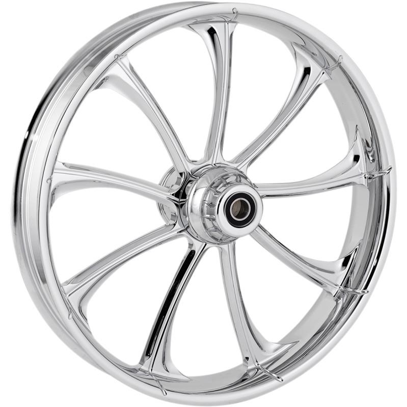 Revolt Forged Front Wheel Dual Disc - 21in. x 3.5in. - Chrome