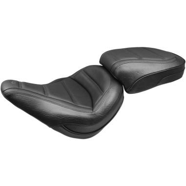 Standard Touring Passenger Seat - Quad Stitch - Black