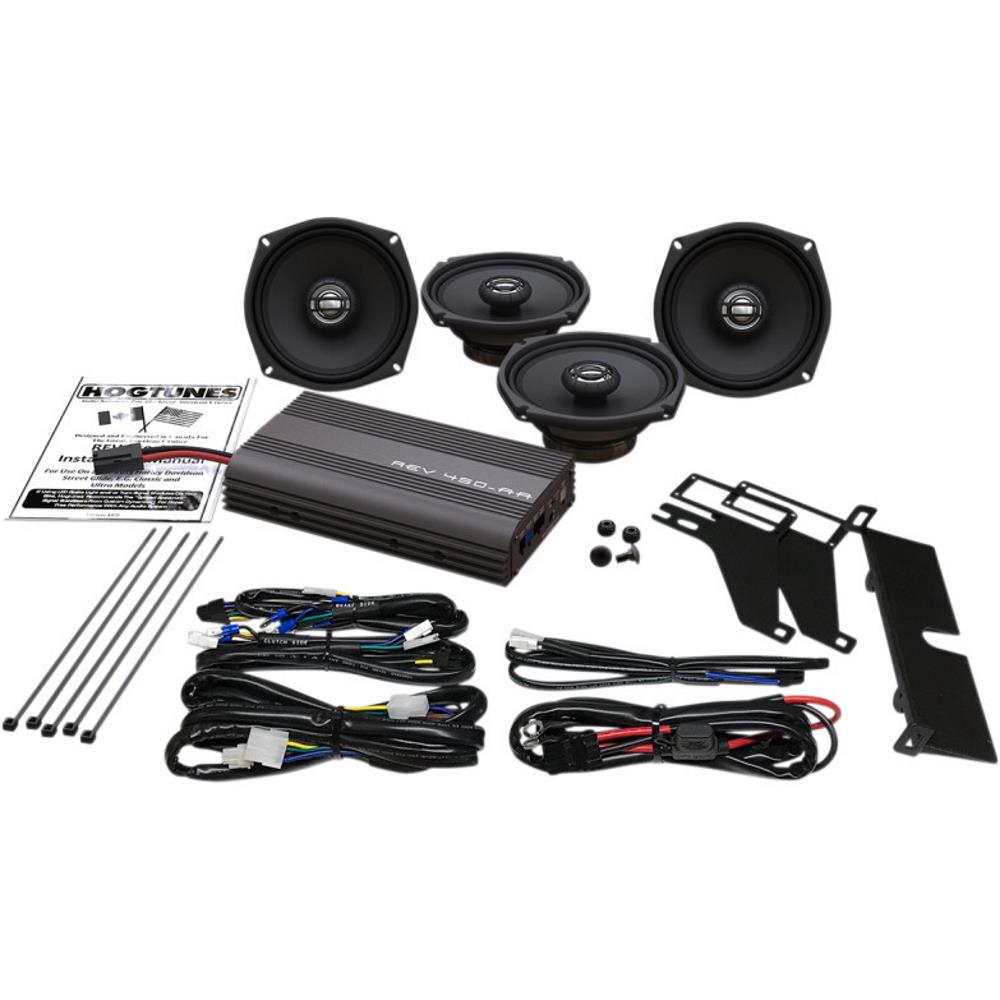 300 Watt 5 1/4in. AMP/Front and Rear Speaker Kit