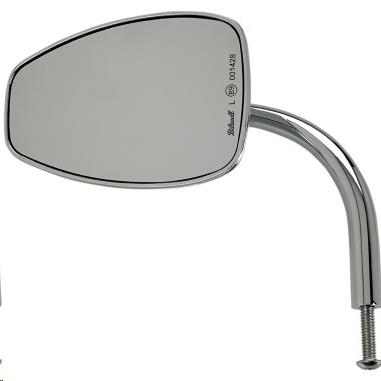 Teardrop Perch Mount Utility Mirror - Chrome
