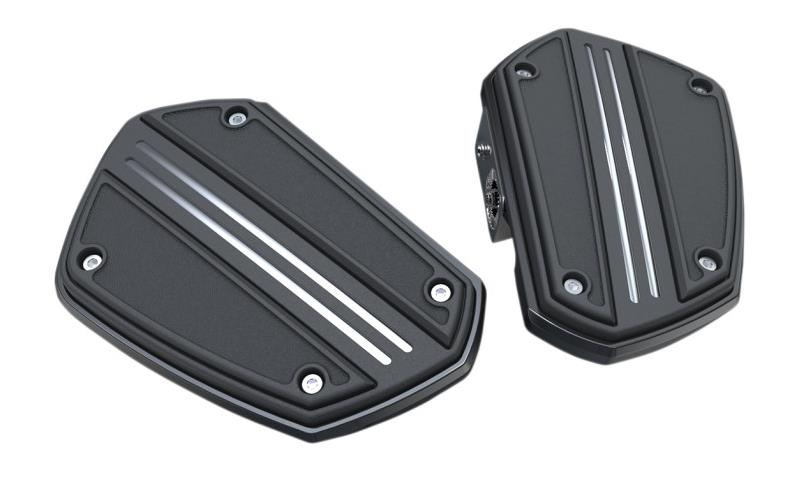 Twin Rail Mini Floorboards without Mounts - Black