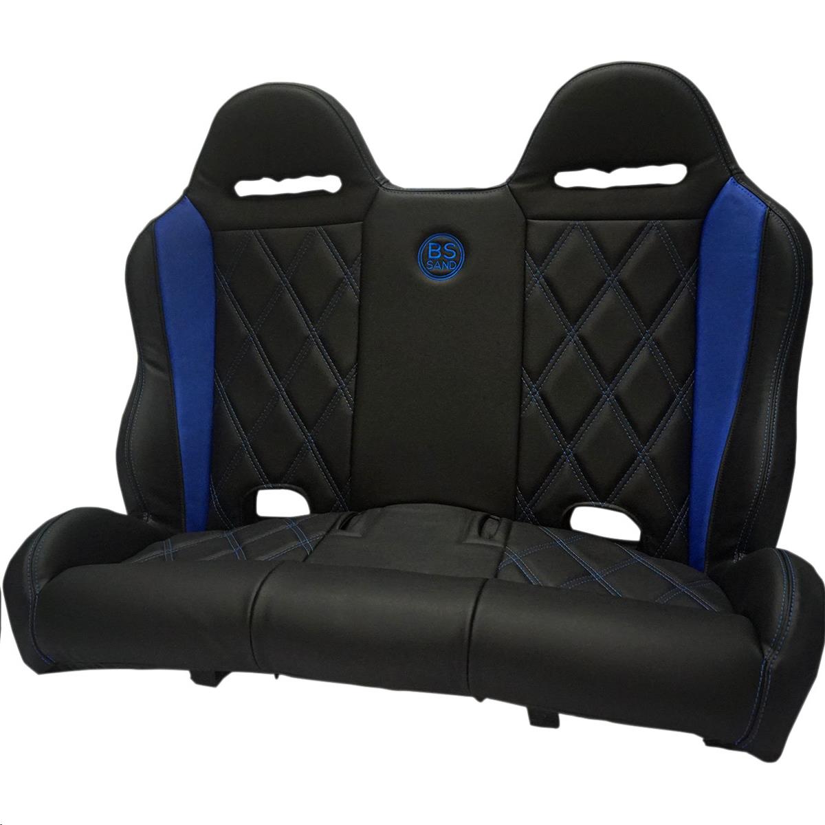 Performance Front/Rear Bench Seat - Diamond - Black/Blue