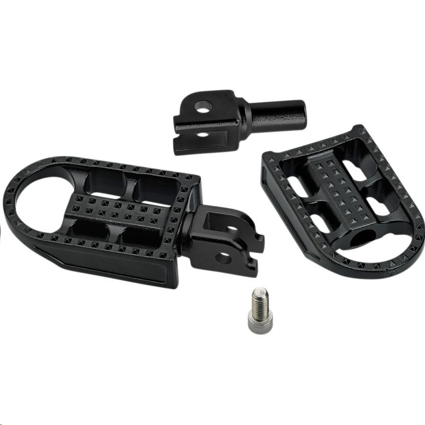 Mushman Footpegs - Black Electroplated