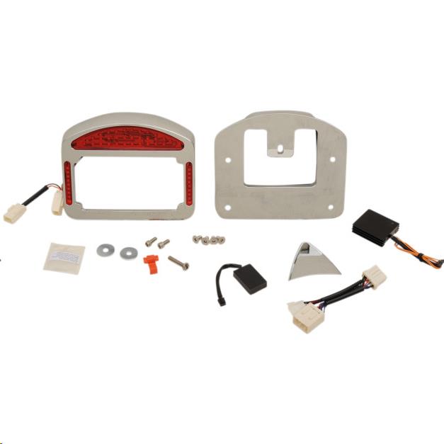 Eliminator LED Taillight/License Plate Frame - Chrome