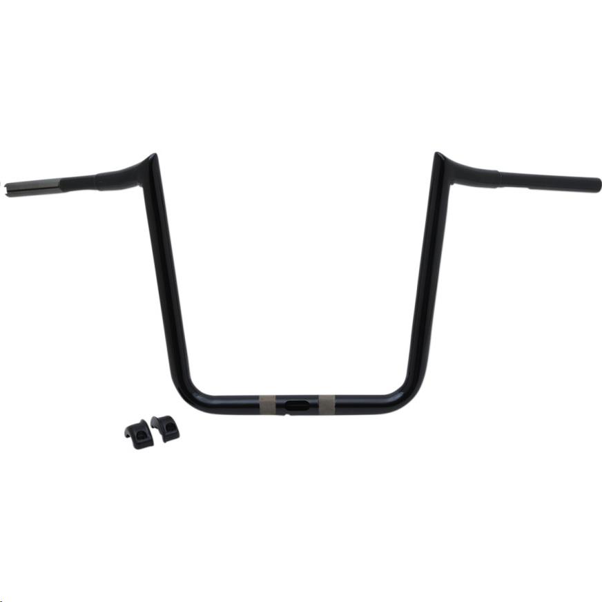 1-1/4in. Hefty Prime Ape Handlebars - 16in. Rise - Gloss Black