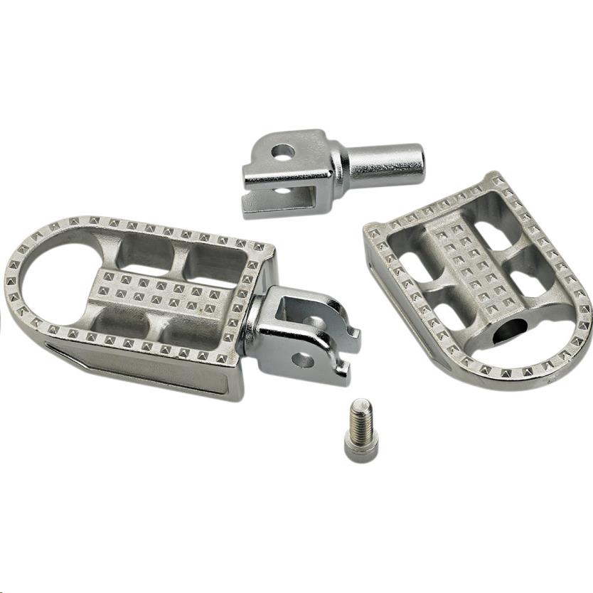 Mushman Footpegs - Raw Polished
