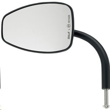 Teardrop Perch Mount Utility Mirror - Black