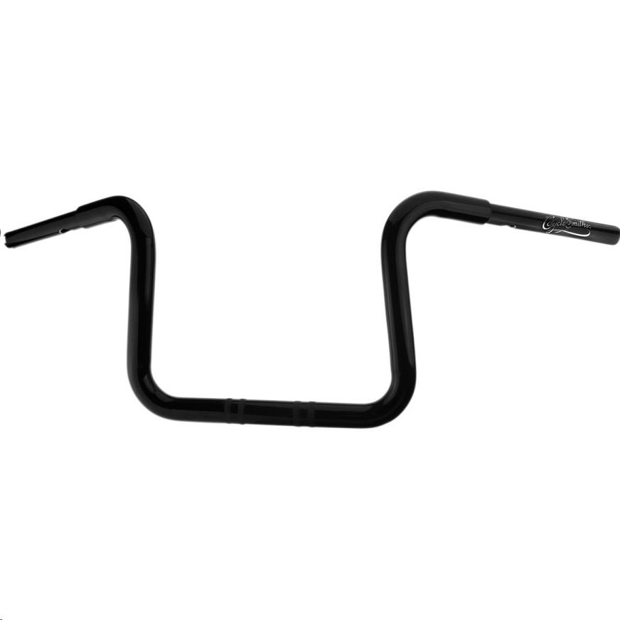 1-1/4in. California Lane-Splitter Ape Handlebar for 1-1/4in. Clamp Area - 10in. Rise - Gloss Black