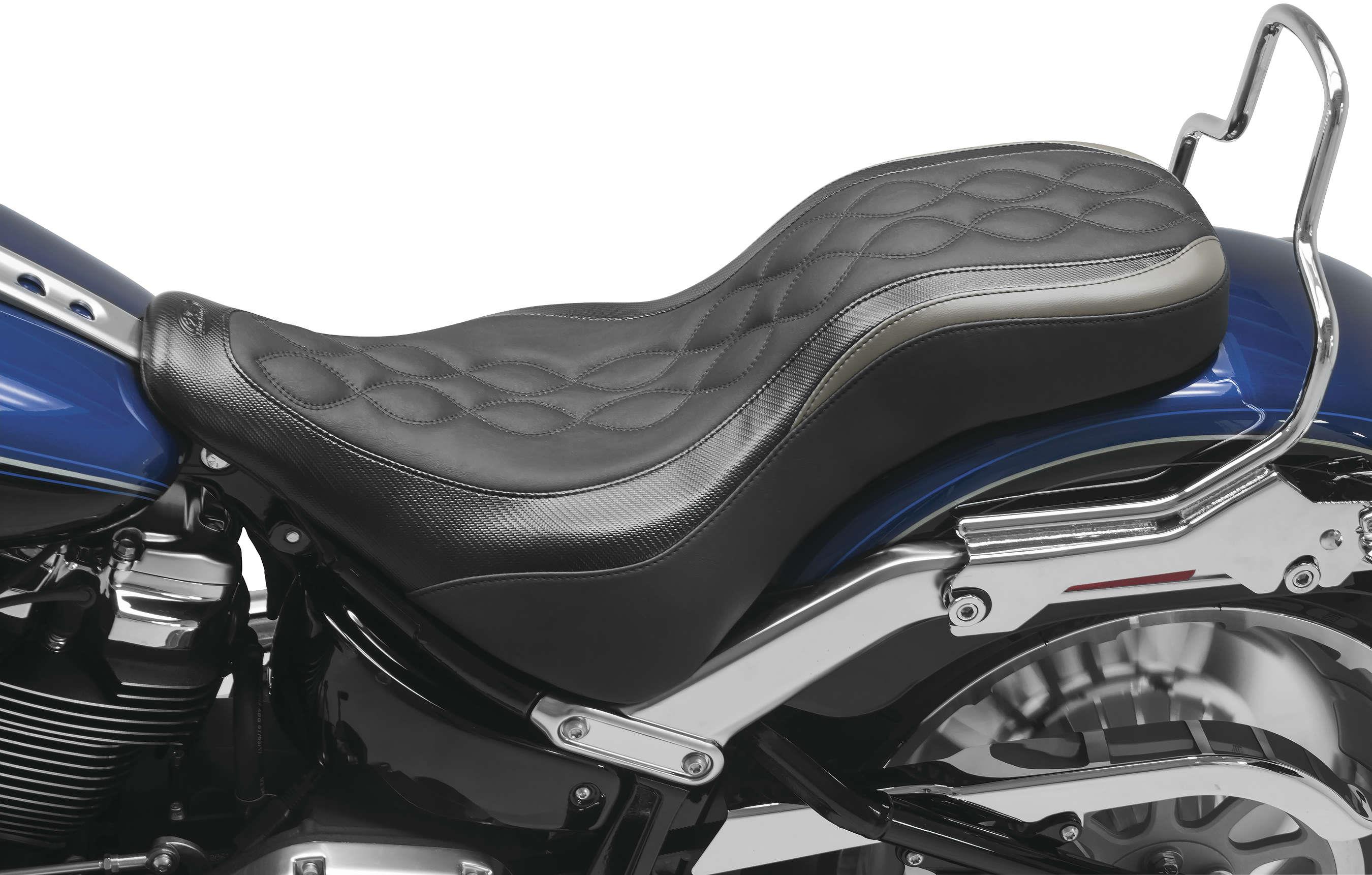 Daytripper One-Piece Seat - Black with Double Helix Stitch