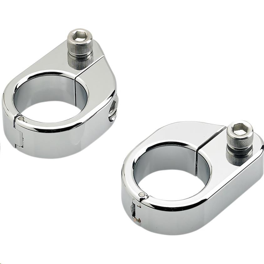 O/S Speed Clamps - Straight - Chrome