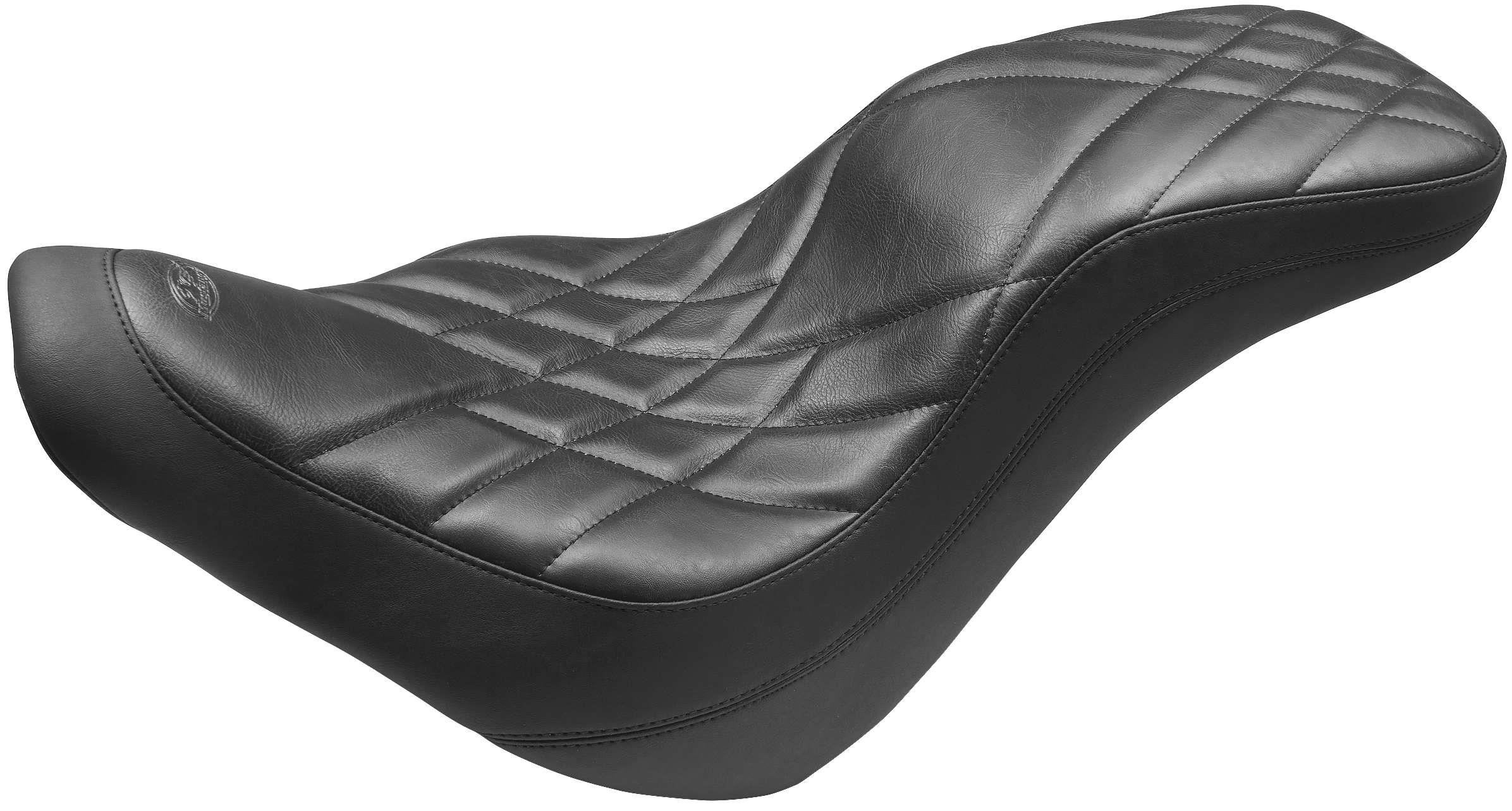Daytripper One-Piece Seat - Black with Prism Stitch