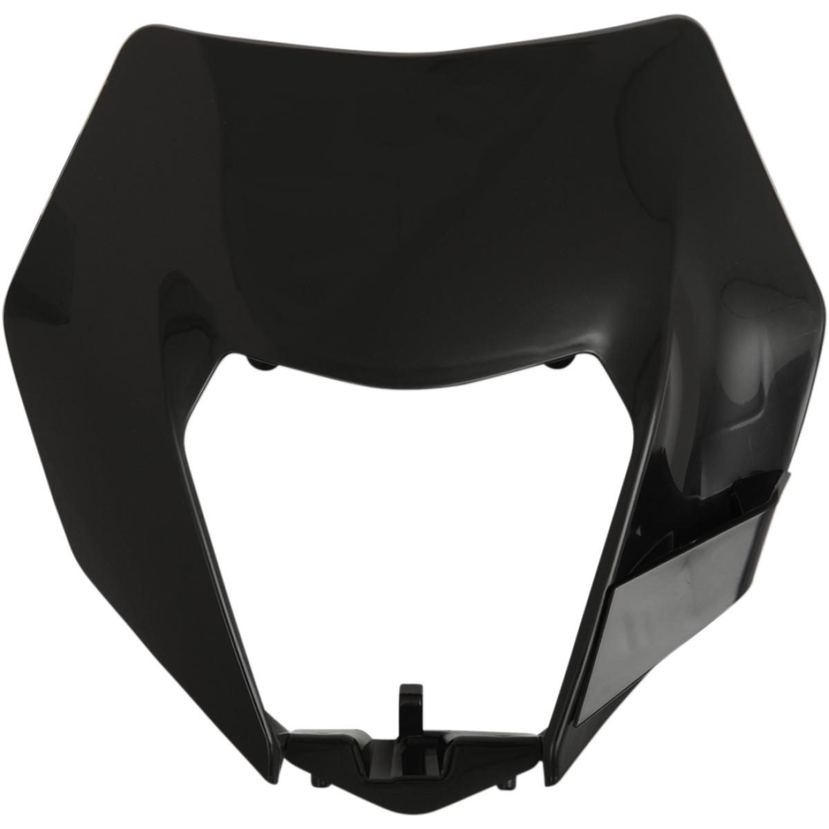 Headlight Plastic - Black