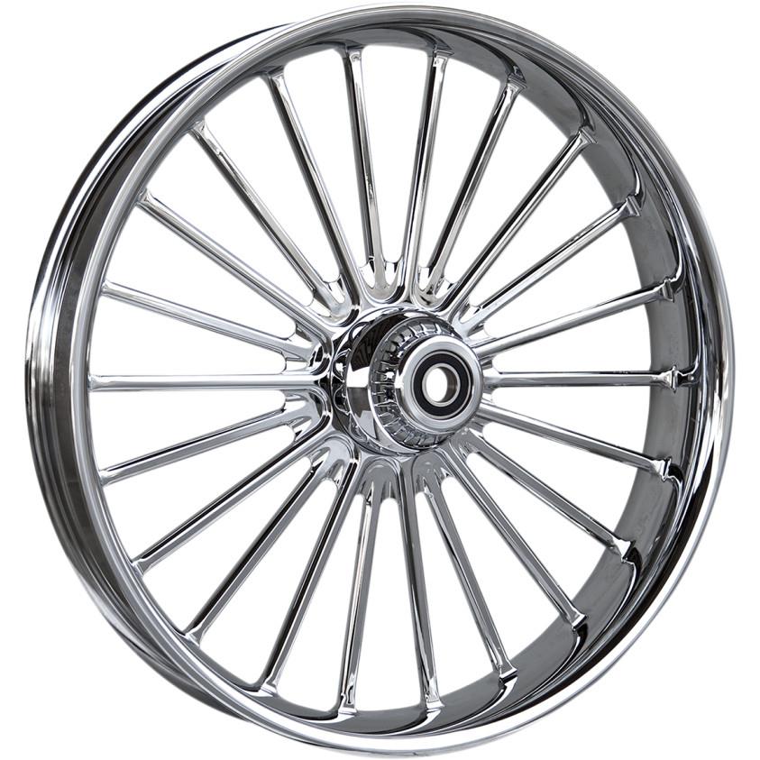 Ilusion Forged Front Wheel Dual Disc - 21in. x 3.5in. - Chrome
