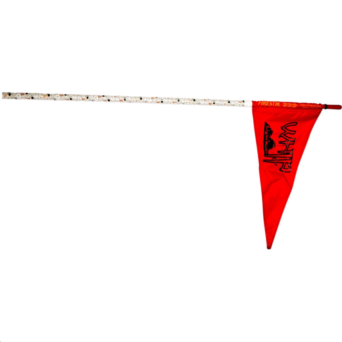 Deluxe Lighted Flag - 7ft. - White