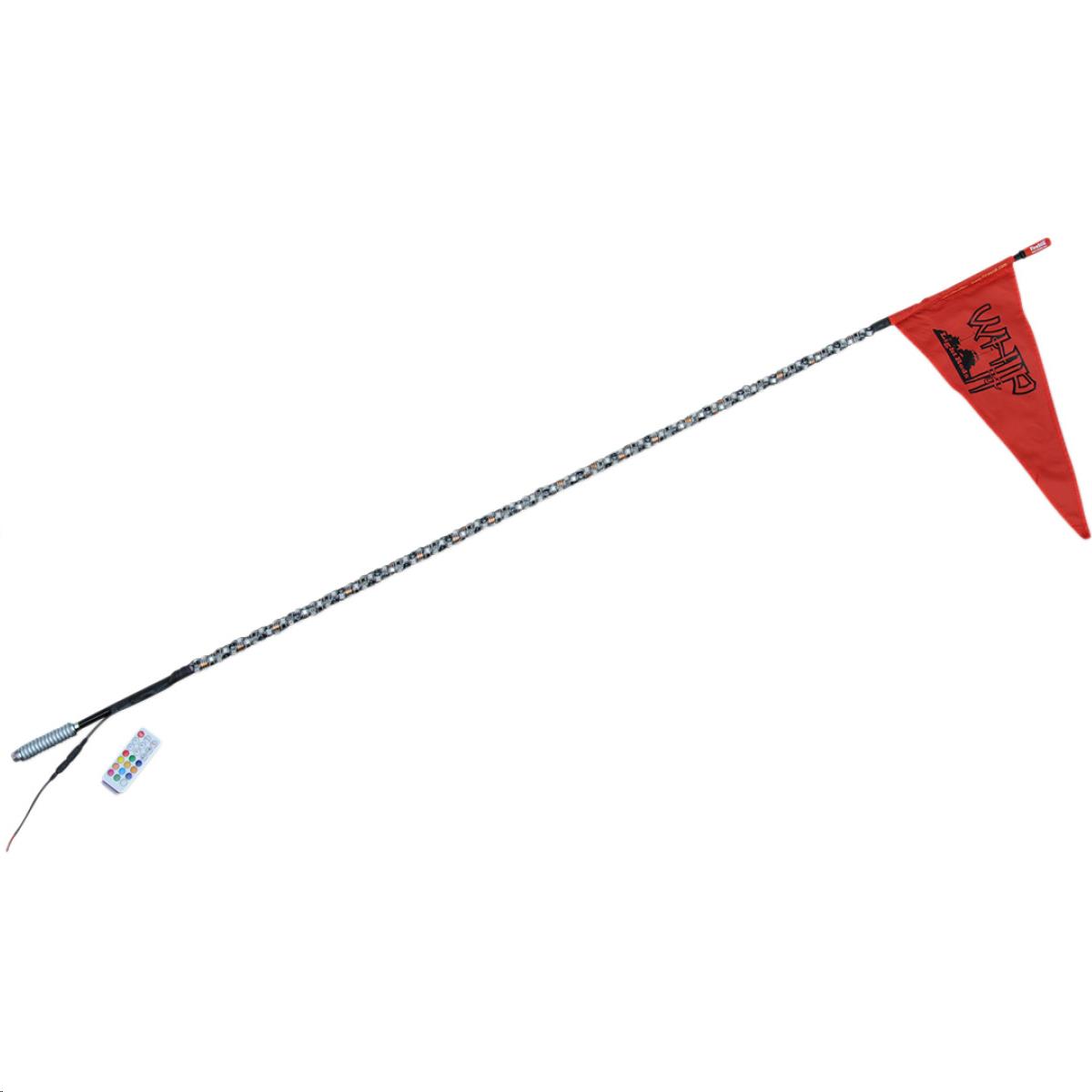 Deluxe Lighted Flag - 7ft. - Black