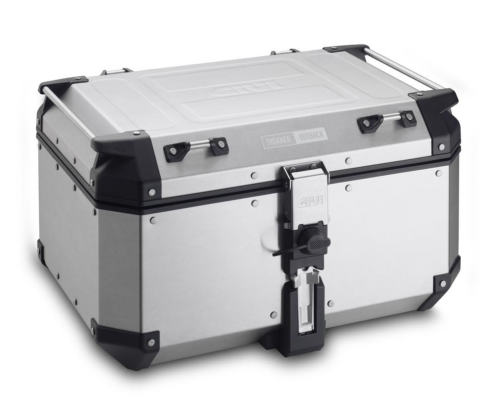 Outback Series 58L Aluminum Top Case - Silver
