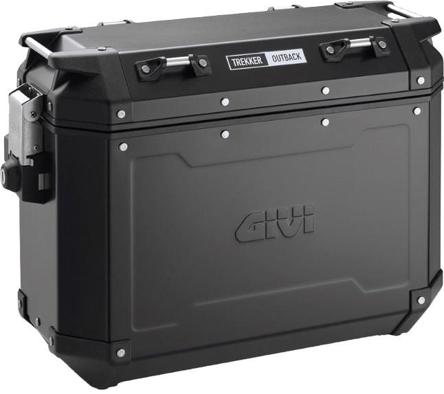 Outback Series 37L Aluminum Side Case - Left - Black