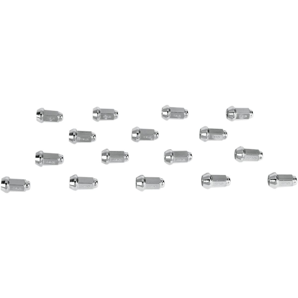 Lug Nuts - 10mm x 1.25, 60 deg. Tapered, 14mm Head