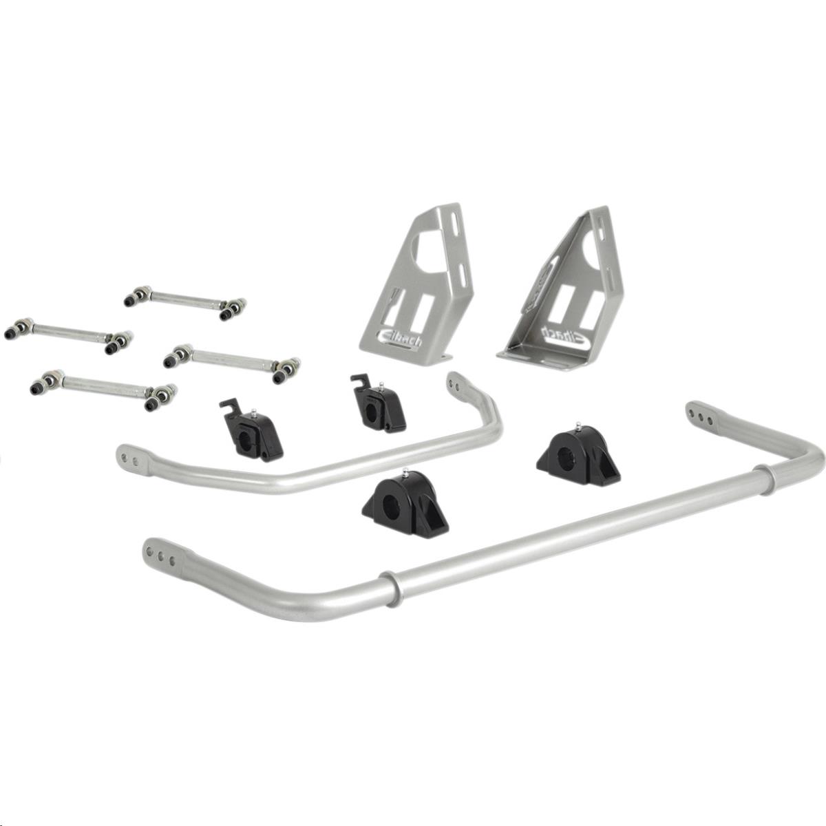 Front and Rear Anti-Sway Bars with End Links and Brace