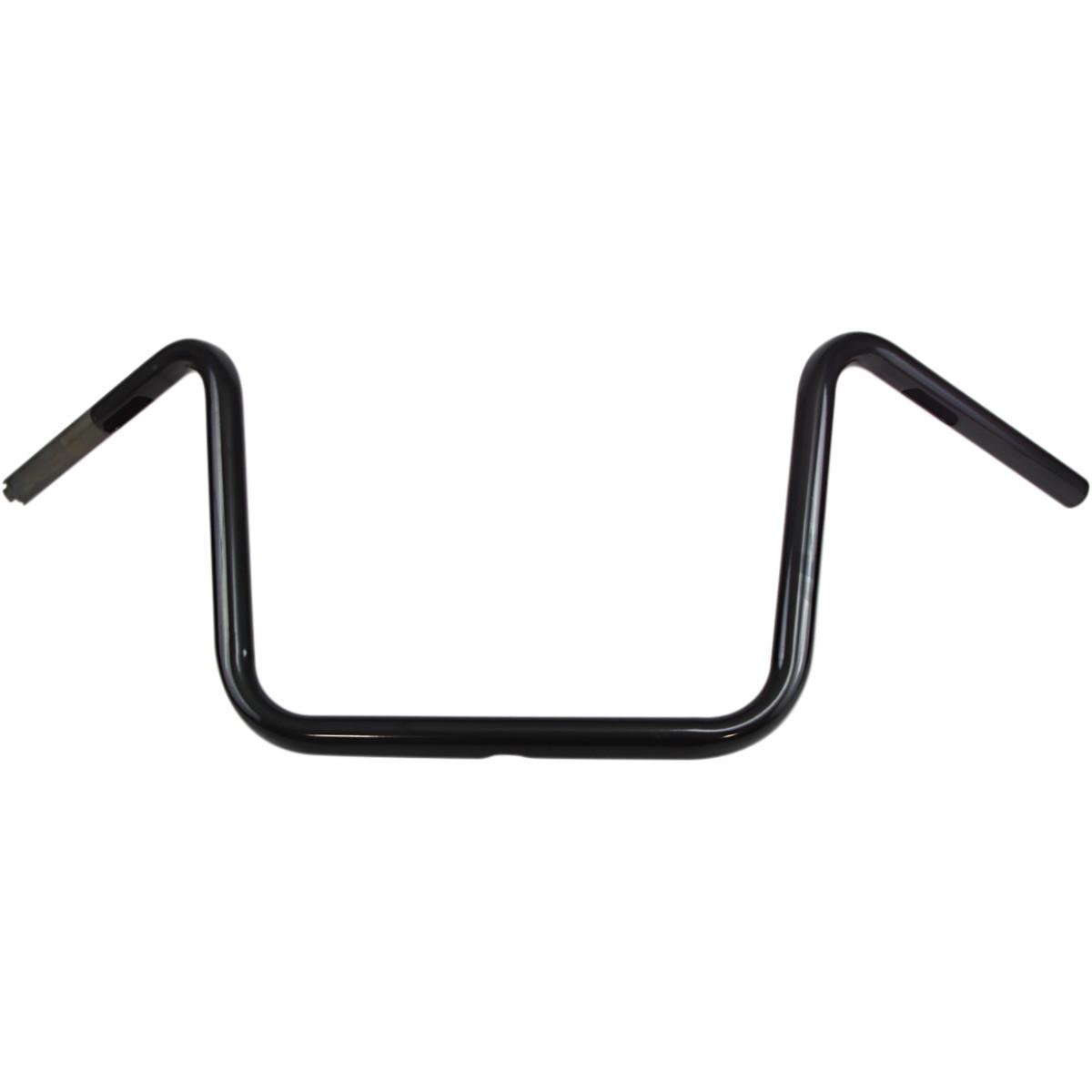1in. Ape Hanger Wide Handlebar - 12.5in. - Black