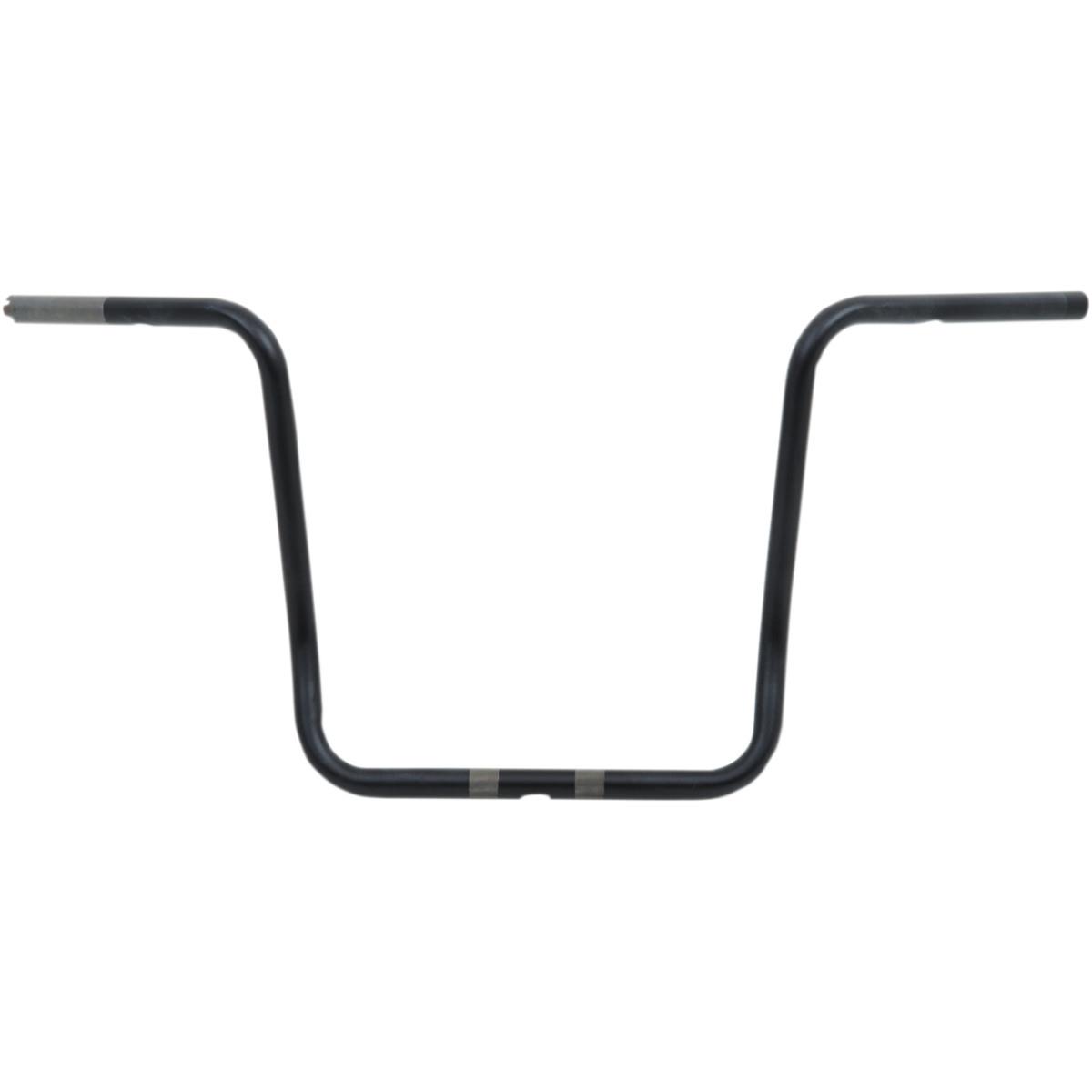 1in. Ape Hanger Handlebar - 17in. - Flat Black