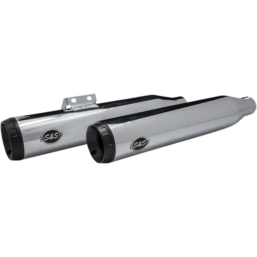 Grand National Slip-On Mufflers - 49-State with Catalytics - Chrome