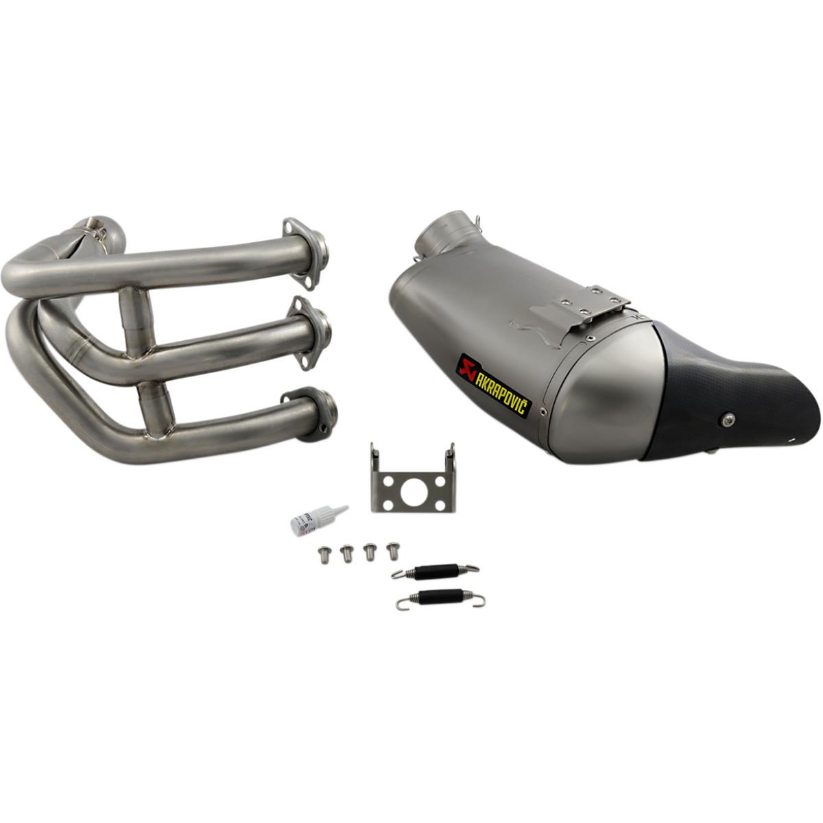 Racing Line Full System Exhaust - Titanium Muffler