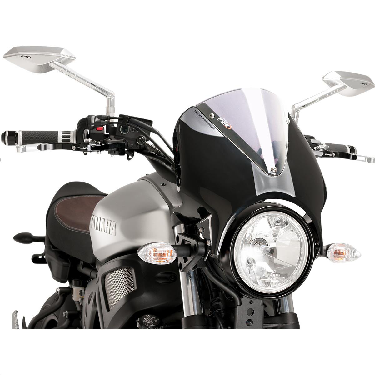 Retrovision Windshield - Black Fairing - Clear