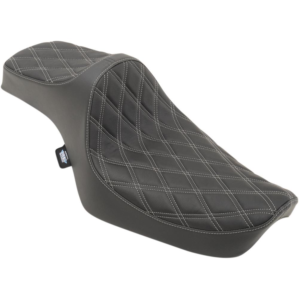 Predator III Seat - Double Diamond - Silver Thread