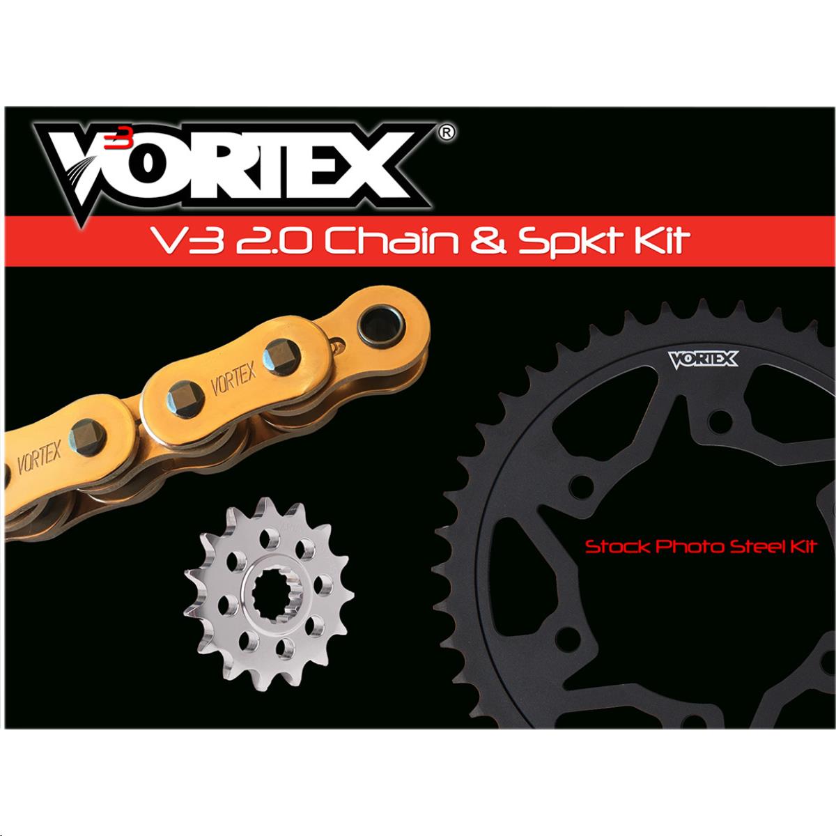 HFRS Hyper Fast 520 Street Conversion Chain and Sprocket Kit - Gold