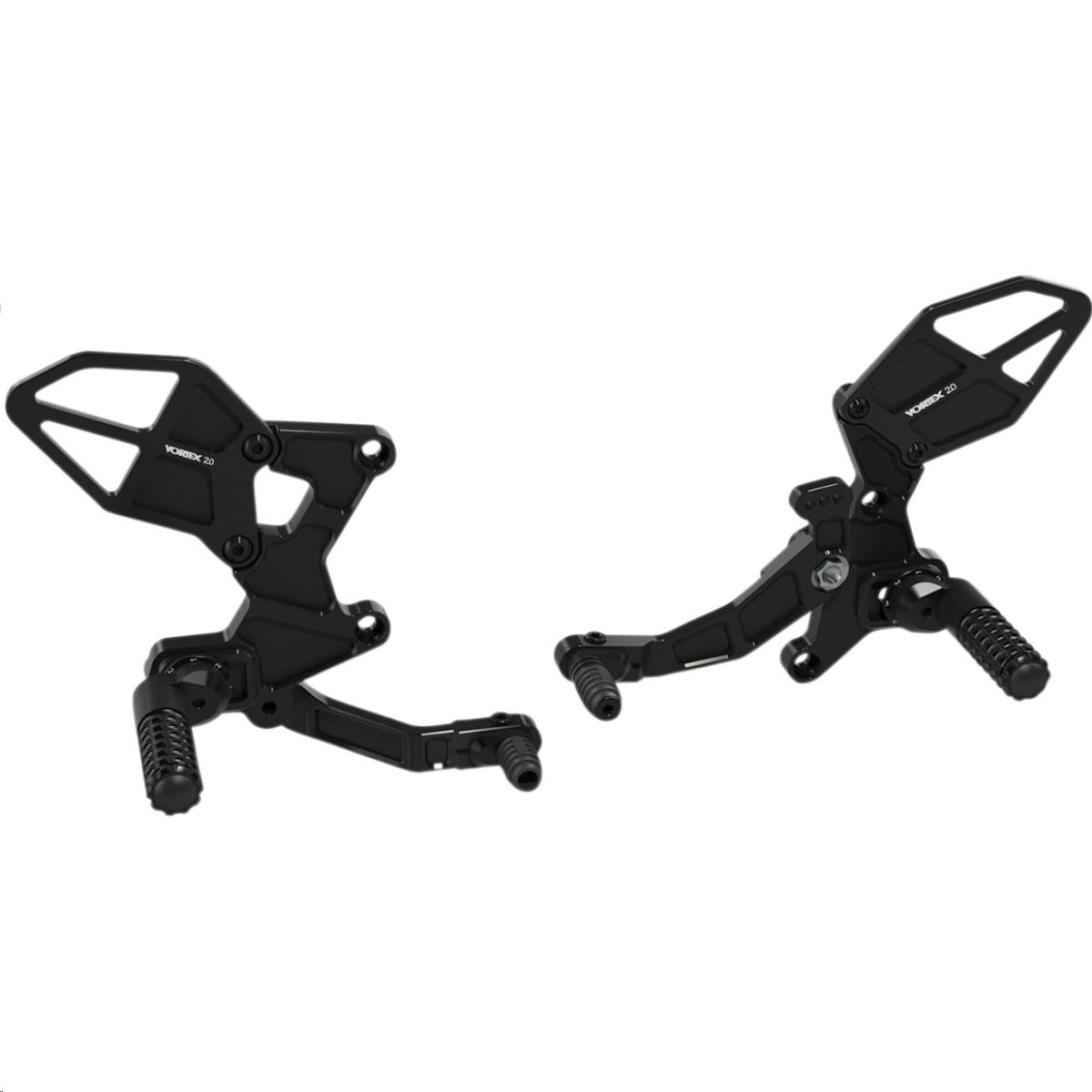 Adjustable Rear Set Version 2 - Black