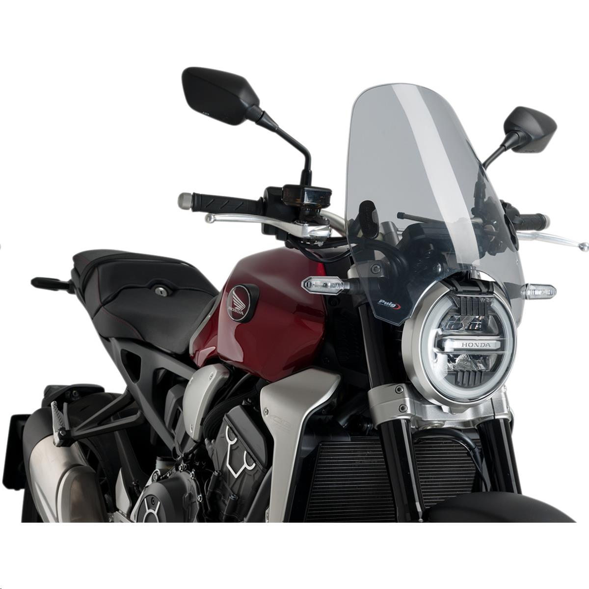 Custom II Windscreen with Handlebar Mount - Smoke