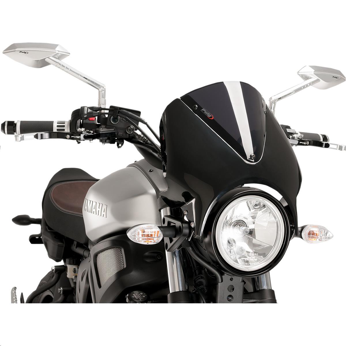 Retrovision Windshield - Black Fairing - Dark Smoke