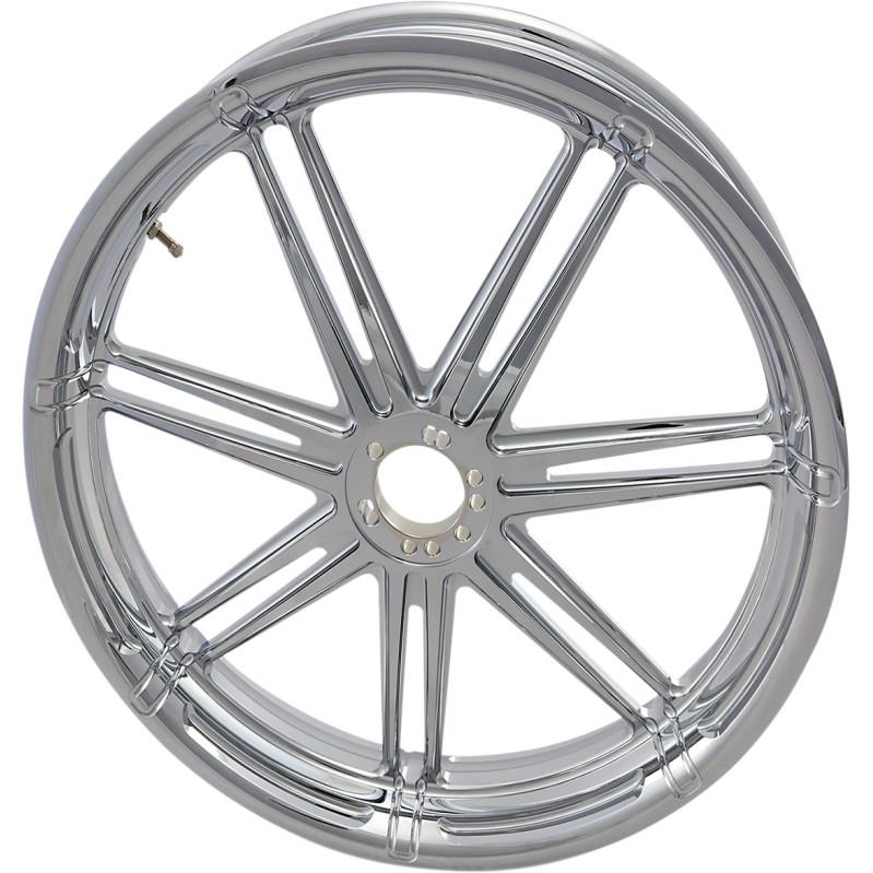 Forged Billet 7 Valve Front Rim - 18in. x 3.50in. - Chrome