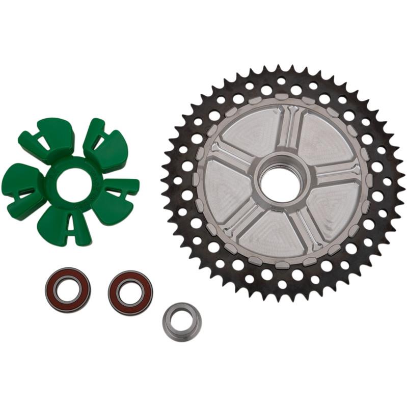 Cush Drive Chain Sprocket with Machined Carrier - 49T - Black