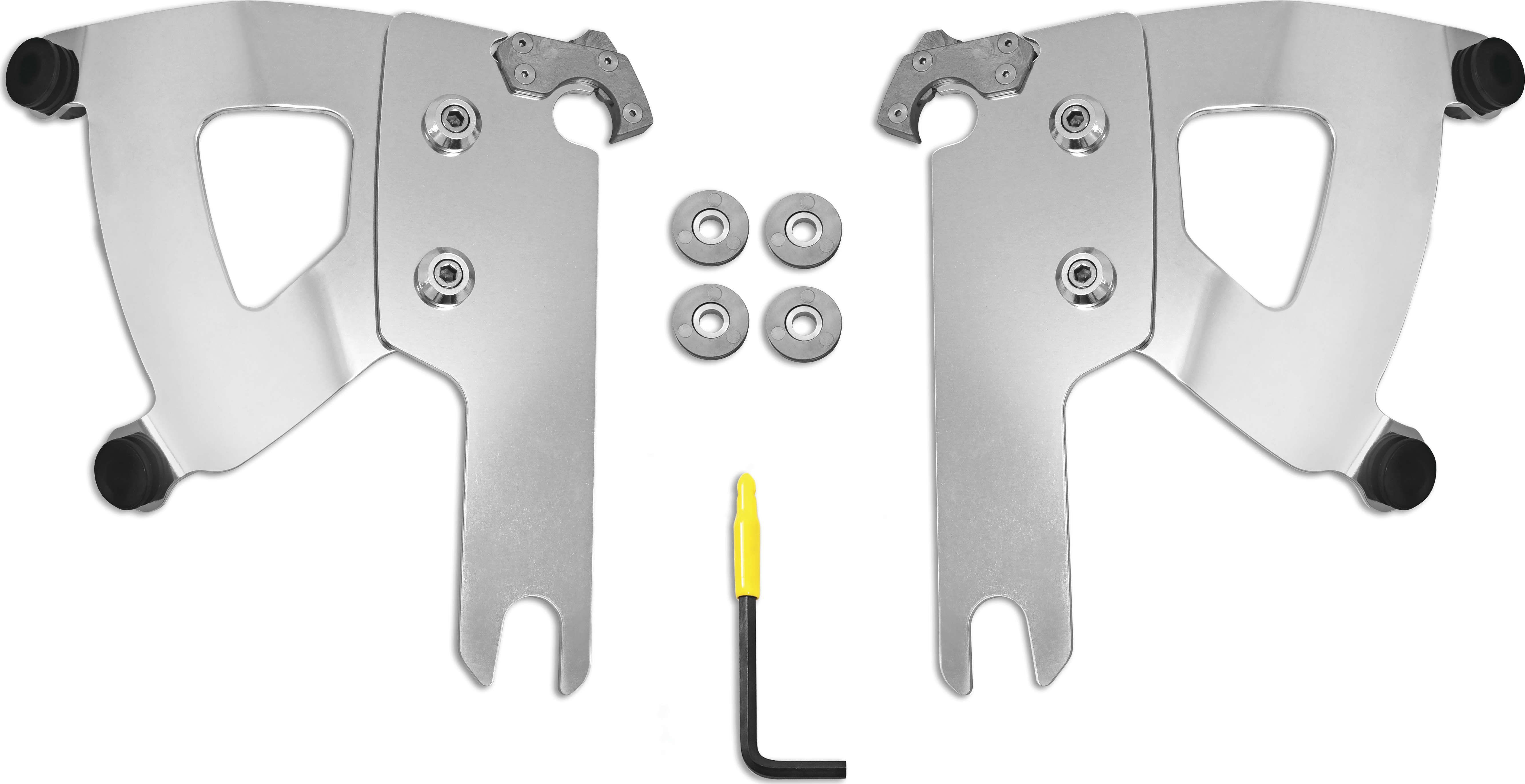 Trigger Lock Mount Kit for Road Warrior Fairing - Polished