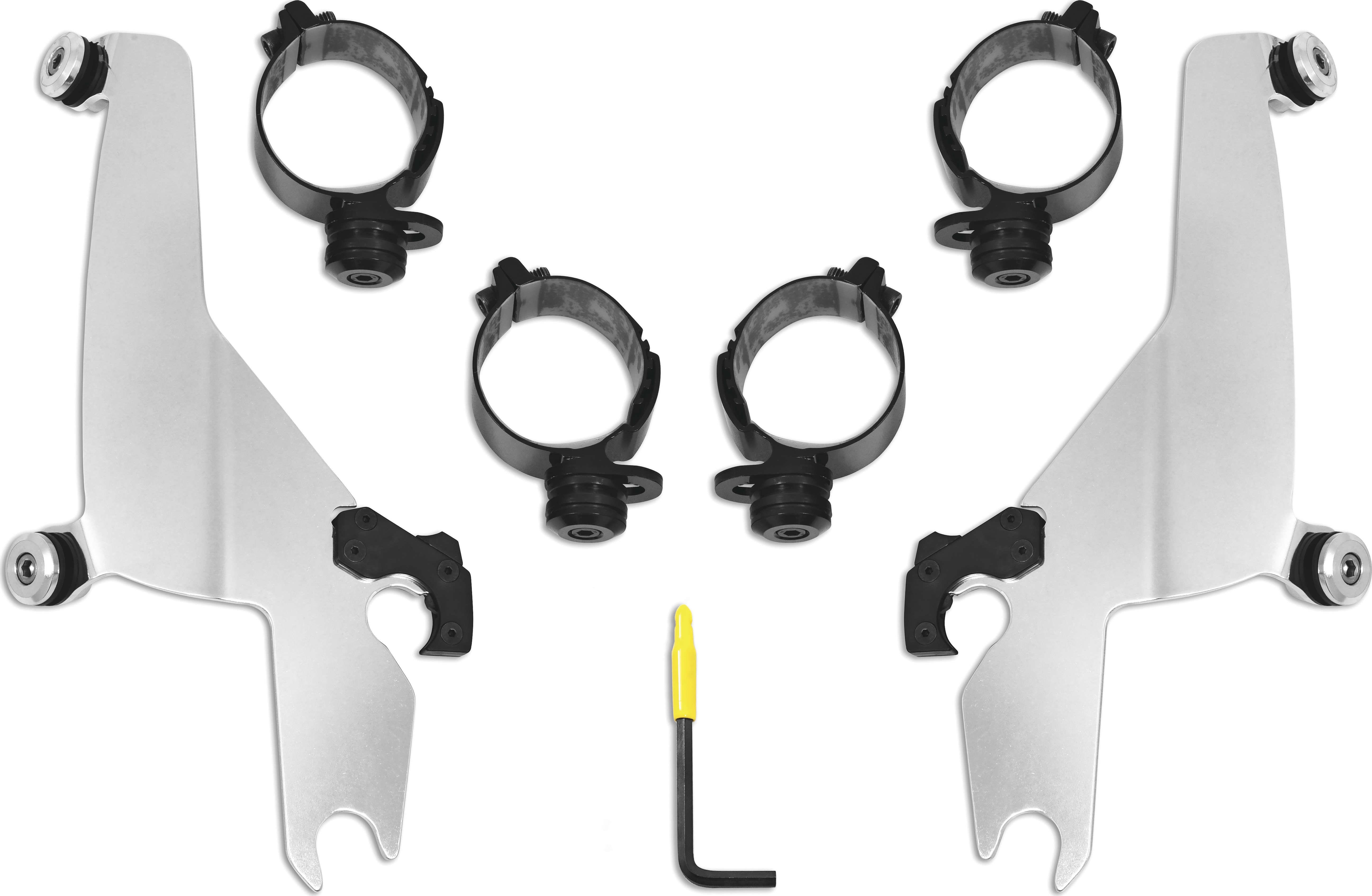 Trigger-Lock Mount Kit for Sportshield Windshields - Polished