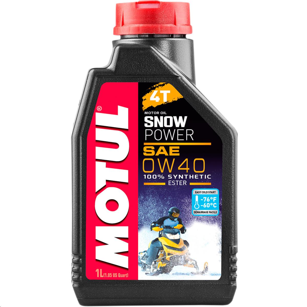 Snowmobile Power 4T Motor Oil -  0W40 - 1L.