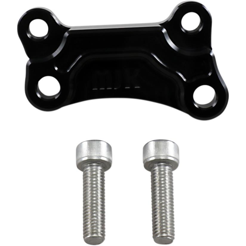 Brake Caliper Adapters For 13in. Floating Rotors, Black Anodize - Left Side