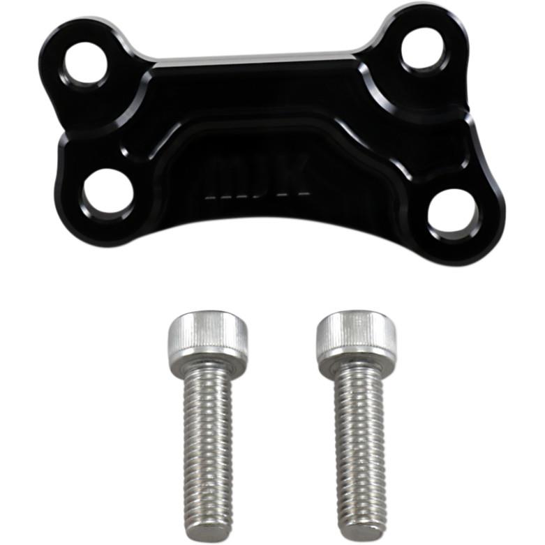 Brake Caliper Adapters For 13in. Floating Rotors, Black Anodize - Right Side