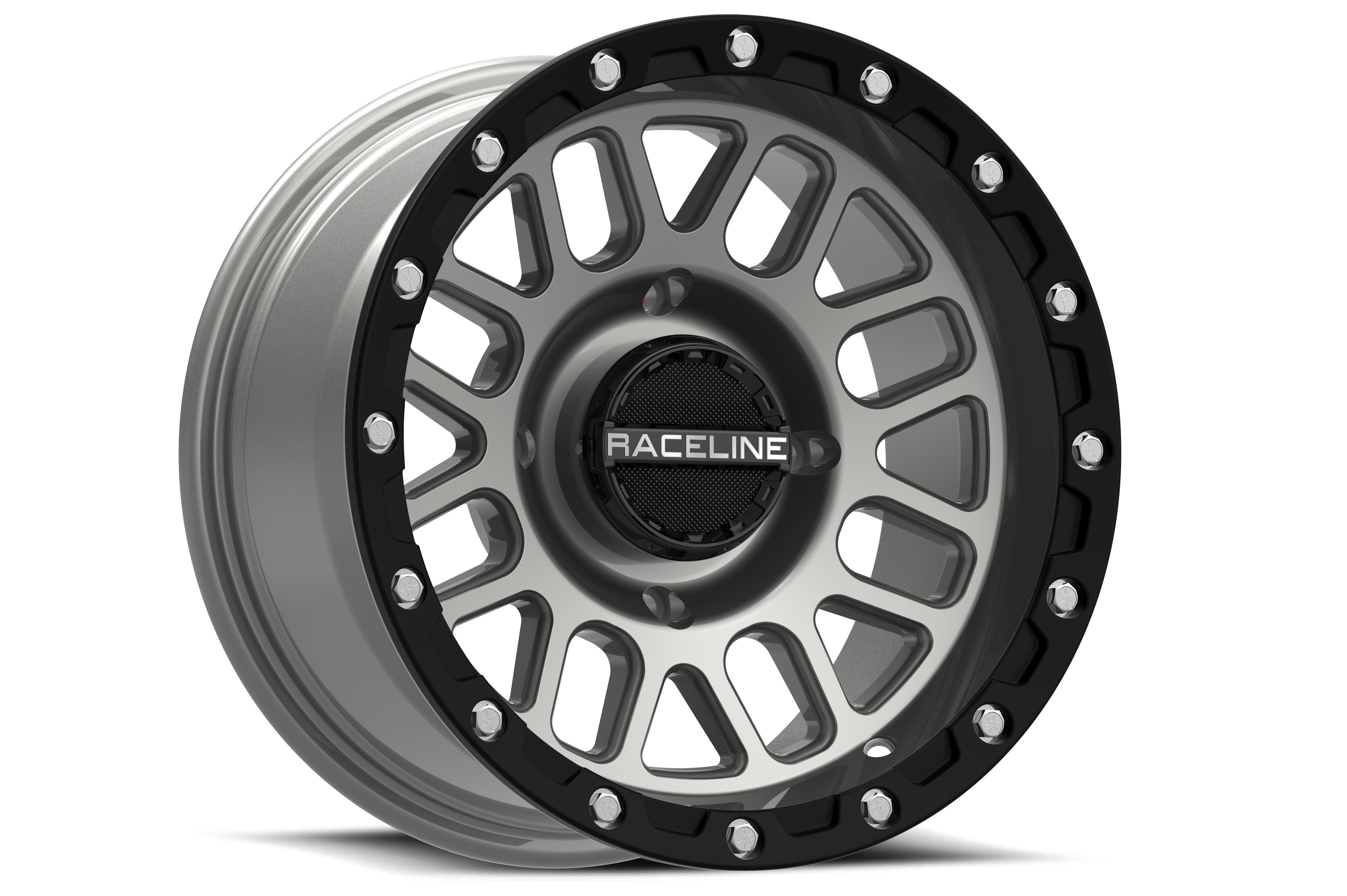 Podium Beadlock Wheel - 15x6 - 5+1 Offset - 4/156 - Black/Gray