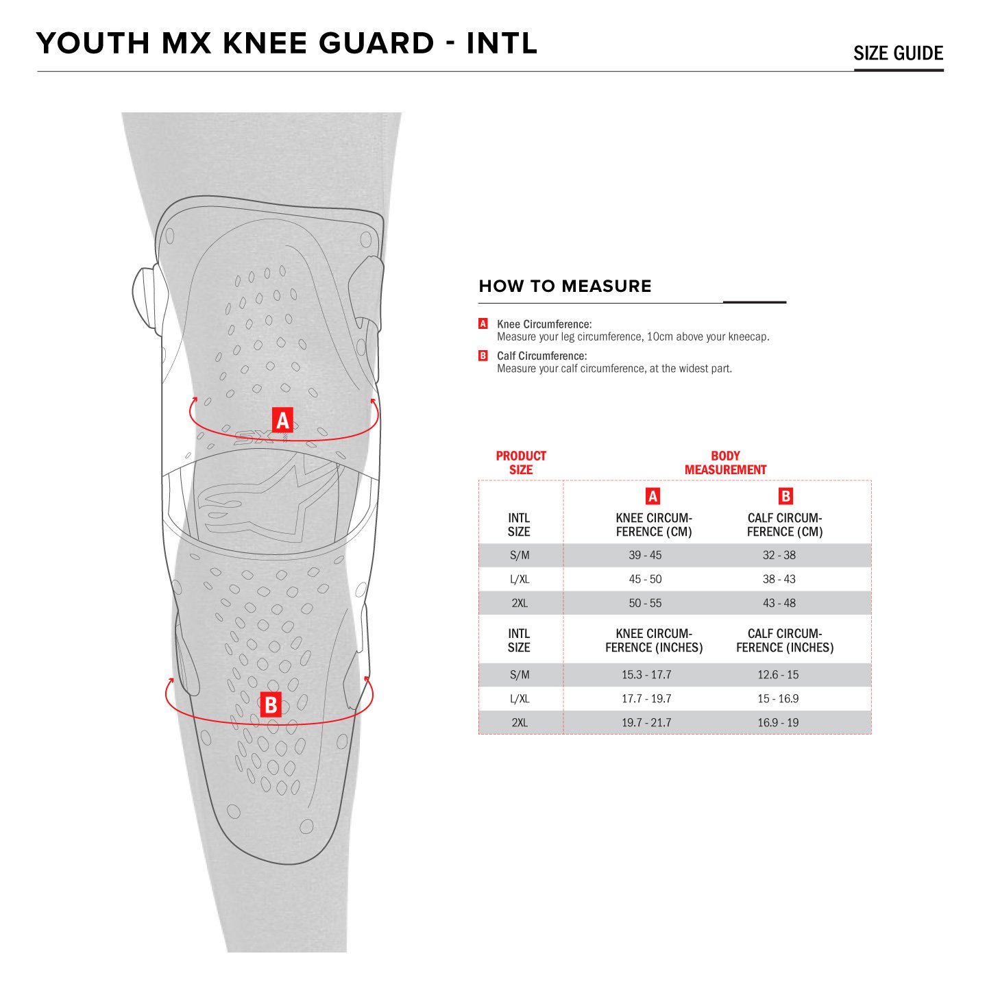 SX-1 Youth Knee Protector