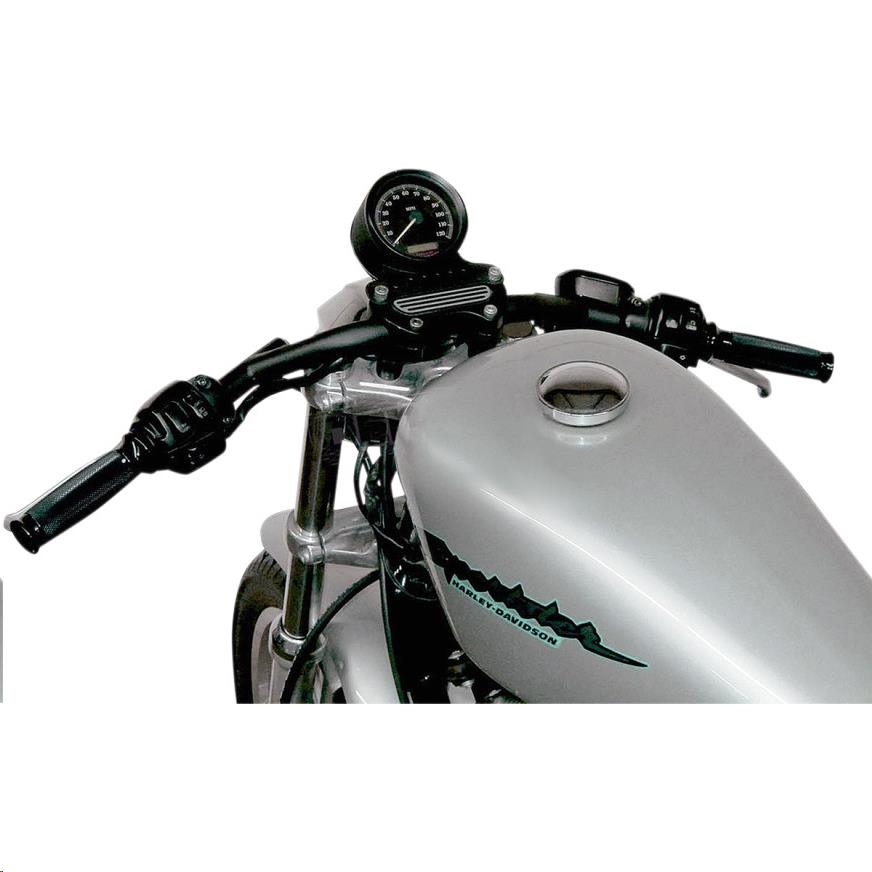 1in. Speed Down Cafe Handlebar - Flat Black