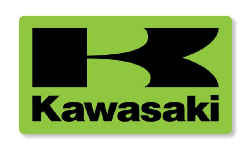 Kawasaki OEM Icon Decal - 12in.